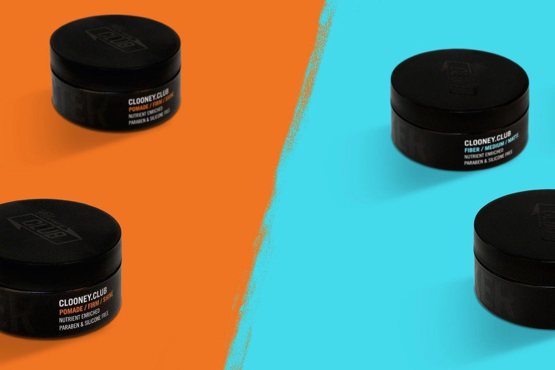 Pomade vs Fiber hair styling products for men